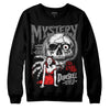 Jordan Spizike Low Bred DopeSkill Sweatshirt Mystery Ghostly Grasp Graphic Streetwear - Black 