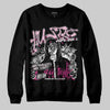 Pink Sneakers DopeSkill Sweatshirt No Money No Lust Graphic Streetwear - Black