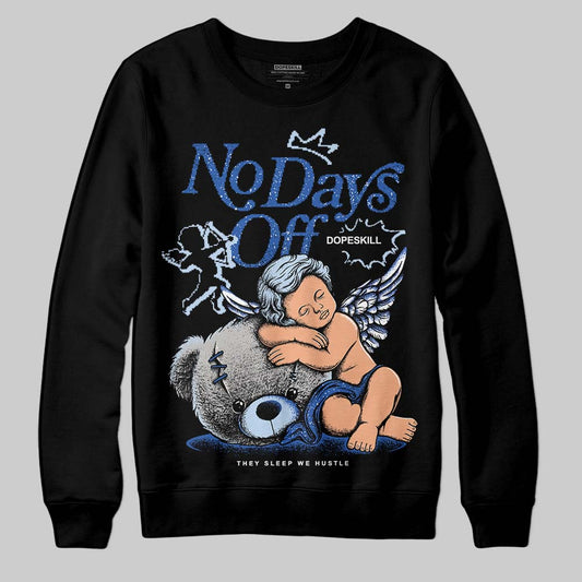 Awake NY x Jordan 5 Retro 'Black Racer Blue' DopeSkill Sweatshirt New No Days Off Graphic Streetwear - Black