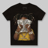 Yellow Sneakers DopeSkill Toddler Kids T-shirt Rich Youth Graphic Streetwear  - Black