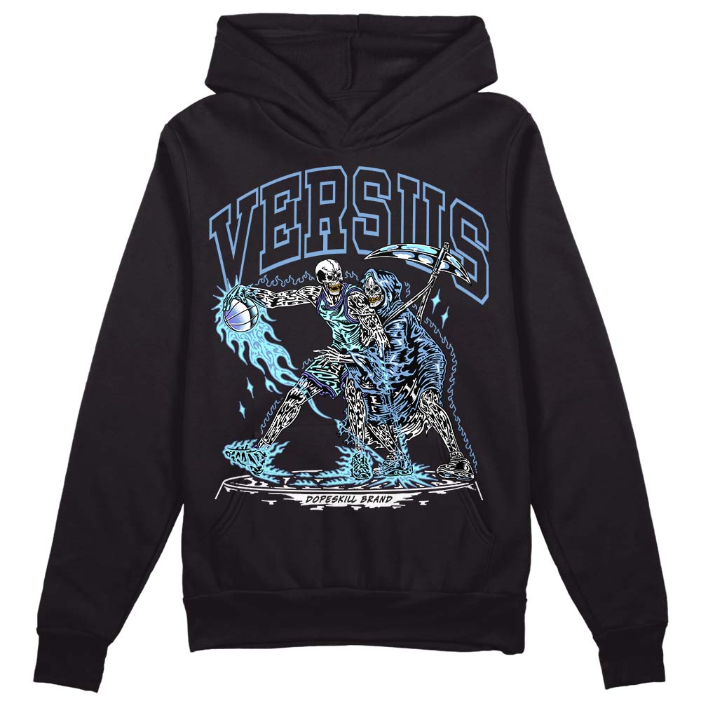 University Blue Sneakers DopeSkill Hoodie Sweatshirt VERSUS Graphic Streetwear - Black