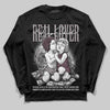 A Ma Maniére x Air Jordan 5 “Violet Ore” DopeSkill Long Sleeve T-Shirt Real Lover Graphic Streetwear - Black