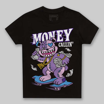 PURPLE Sneakers DopeSkill Toddler Kids T-shirt Money Callin' Graphic Streetwear - black
