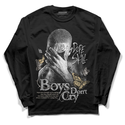 Jordan 3 “Off Noir” DopeSkill Long Sleeve T-Shirt Boys Don't Cry Graphic Streetwear - Black