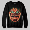 Black and White Sneakers DopeSkill Sweatshirt Hellfire Graphic Streetwear - black
