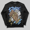 University Blue Sneakers DopeSkill Long Sleeve T-Shirt Always Ballin' Graphic Streetwear - Black