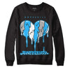 Jordan 2 Low "University Blue" DopeSkill Sweatshirt Juneteenth Heart Graphic Streetwear - Black