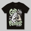 Jordan 4 WMNS “Seafoam” (2025) DopeSkill Toddler Kids T-shirt God Made Me Perfect Graphic Streetwear - Black