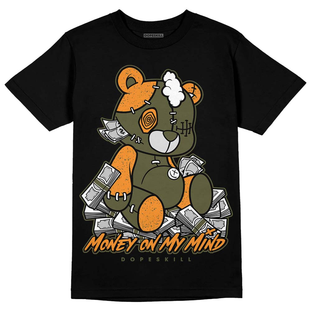 Jordan 5 "Olive" DopeSkill T-Shirt MOMM Bear Graphic Streetwear - Black 