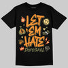 Olive Sneakers DopeSkill T-Shirt Let 'em Hate Graphic Streetwear - Black