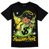 SB Dunk Low Chlorophyll DopeSkill T-Shirt Heaven Sent Graphic Streetwear - Black