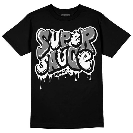 Jordan 1 High OG “Black/White” DopeSkill T-Shirt Super Sauce Graphic Streetwear - Black