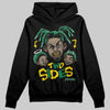 Green Sneakers DopeSkill Hoodie Two Sides Graphic Streetwear - black