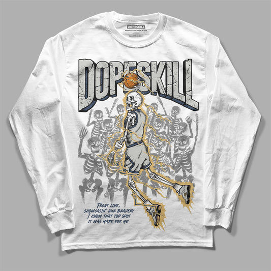 A Ma Maniere x Jordan 5 “Photon Dust” DopeSkill Long Sleeve T-Shirt Thunder Dunk Graphic Streetwear - White