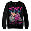 Pink Sneakers DopeSkill Sweatshirt MOMM Graphic Streetwear - Black