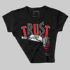 Cherry 12s DopeSkill Women's Crop Top Trust No One Graphic