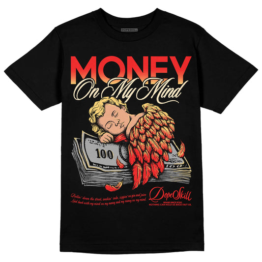 Jordan 5 "Dunk On Mars" DopeSkill T-Shirt MOMM Graphic Streetwear - Black