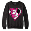 Jordan 1 Low GS “Fierce Pink” Dopeskill Sweatshirt Heart Jordan 1 Graphic Streetwear - Black