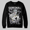 Jordan 4 “Fear” DopeSkill Sweatshirt Stay It Busy Graphic Streetwear - Black