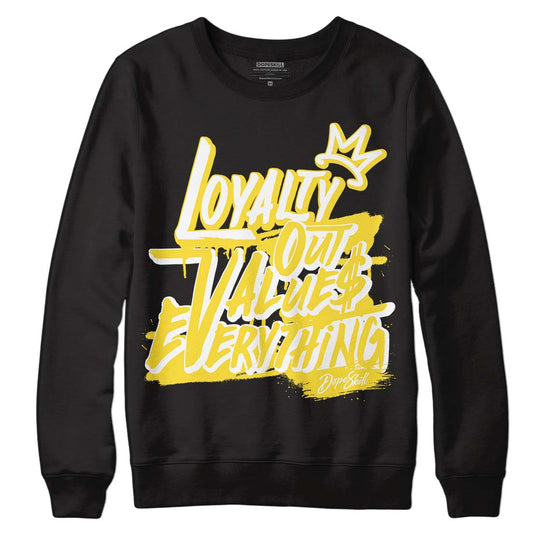 Jordan 11 Low 'Yellow Snakeskin' DopeSkill Sweatshirt LOVE Graphic Streetwear - Black