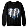 Jordan 3 "Midnight Navy" DopeSkill Sweatshirt Slime Drip Heart Graphic Streetwear - Black 