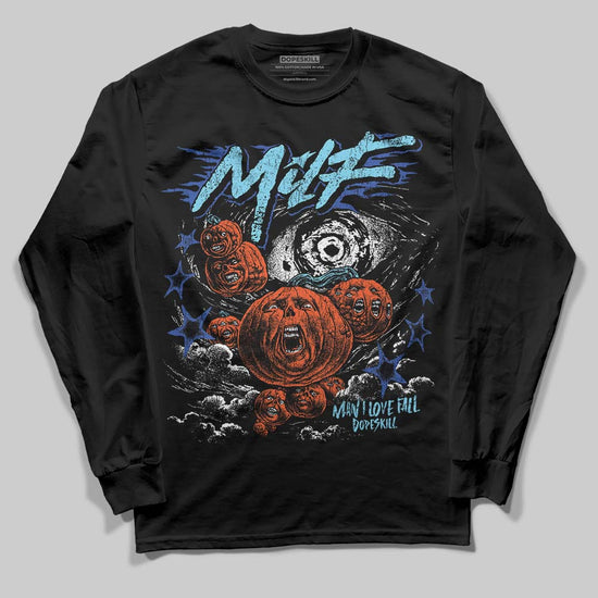 Dunk Low Argon DopeSkill Long Sleeve T-Shirt MILF Graphic Streetwear - Black