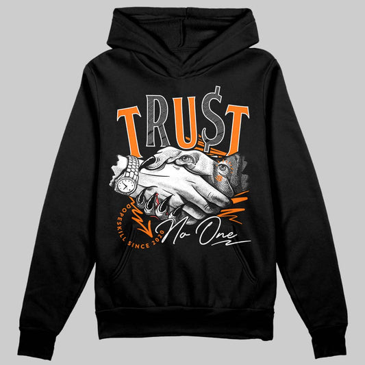 Dunk Low 'Magma Orange DopeSkill Hoodie Sweatshirt Trust No One Graphic Streetwear - black