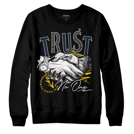 Dunk Low Vintage “Michigan” DopeSkill Sweatshirt Trust No One Graphic Streetwear - Black