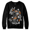 Jordan 3 Retro 'Fear Pack' DopeSkill Sweatshirt Smile Through The Pain Graphic Streetwear - Black