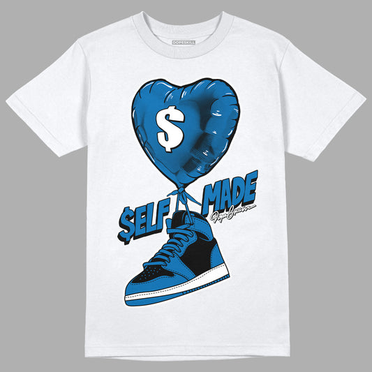 AJ 1 Dark Marina Blue DopeSkill T-Shirt Self Made Graphic