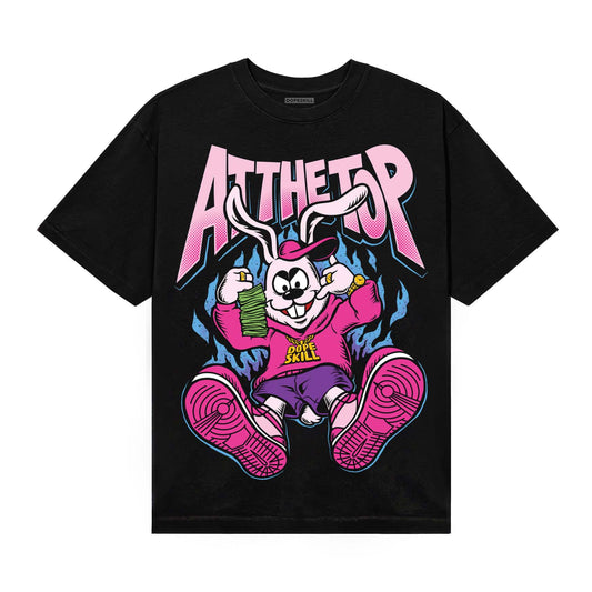 Pink Sneakers DopeSkill T-Shirt At The Top Graphic Streetwear - black