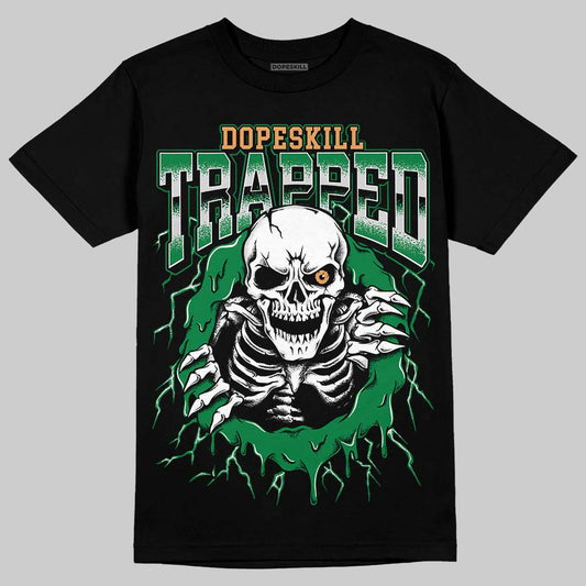 Nike SB x Jordan 4 “Pine Green” DopeSkill T-Shirt Trapped Halloween Graphic Streetwear - black
