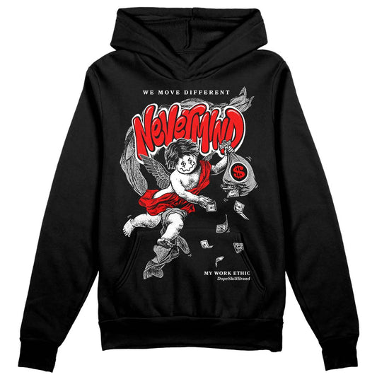 Jordan 1 Low OG “Shadow” DopeSkill Hoodie Sweatshirt Nevermind Graphic Streetwear - Black