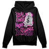Jordan 4 GS “Hyper Violet” DopeSkill Hoodie Sweatshirt Real Ones Move In Silence Graphic Streetwear - Black