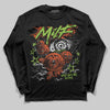 Neon Green Sneakers DopeSkill Long Sleeve T-Shirt MILF Graphic Streetwear - Black