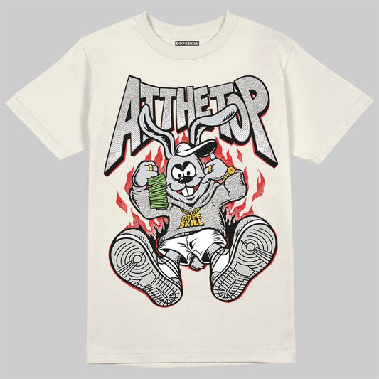 Jordan 1 Retro High OG “Sail” DopeSkill T-Shirt At The Top Graphic Streetwear