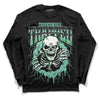 Jordan 1 High OG Green Glow DopeSkill Long Sleeve T-Shirt Trapped Halloween Graphic Streetwear - Black