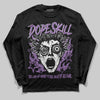 PURPLE Sneakers DopeSkill Long Sleeve T-Shirt Root of Evil Graphic Streetwear - Black