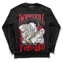 Red Cement 4S DopeSkill Long Sleeve T-Shirt Trust No One Graphic