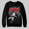 Jordan 4 “Black Cat” (2025) DopeSkill Sweatshirt Nevermind Graphic Streetwear - Black