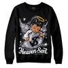 Jordan 14 Retro 'Stealth' DopeSkill Sweatshirt Heaven Sent Graphic Streetwear - Black