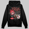 Jordan 9 'Olive' DopeSkill Hoodie Sweatshirt Break Through Graphic Streetwear - Black