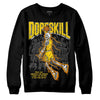 Jordan 6 “Yellow Ochre” DopeSkill Sweatshirt Thunder Dunk Graphic Streetwear - Black