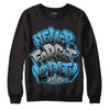 Jordan 2 Low "University Blue" DopeSkill Sweatshirt Never Forget Loyalty Graphic Streetwear - Black