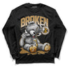 Jordan 13 Wheat 2023 DopeSkill Long Sleeve T-Shirt Sick Bear Graphic Streetwear - Black