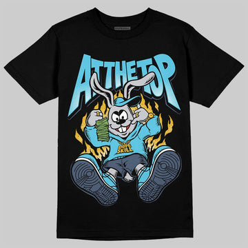 Jordan 11 Retro Gamma Blue (2025) DopeSkill T-Shirt At The Top Graphic Streetwear - Black