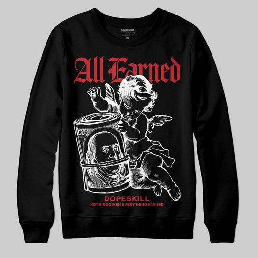 Jordan 3 Mexico 'El Vuelo' DopeSkill Sweatshirt All Earned Graphic Streetwear - Black