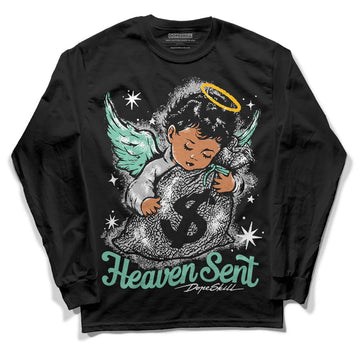 Green Glow 3s DopeSkill Long Sleeve T-Shirt Heaven Sent Graphic