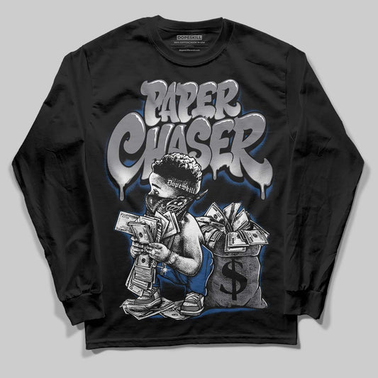 Jordan 9 Retro 'Flint Grey' 2026 DopeSkill Long Sleeve T-Shirt Paper Chaser Boy Graphic Streetwear - Black