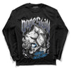 Jordan Spiz’ike Low “White/Obsidian” DopeSkill Long Sleeve T-Shirt Money On My Mind Graphic Streetwear - Black